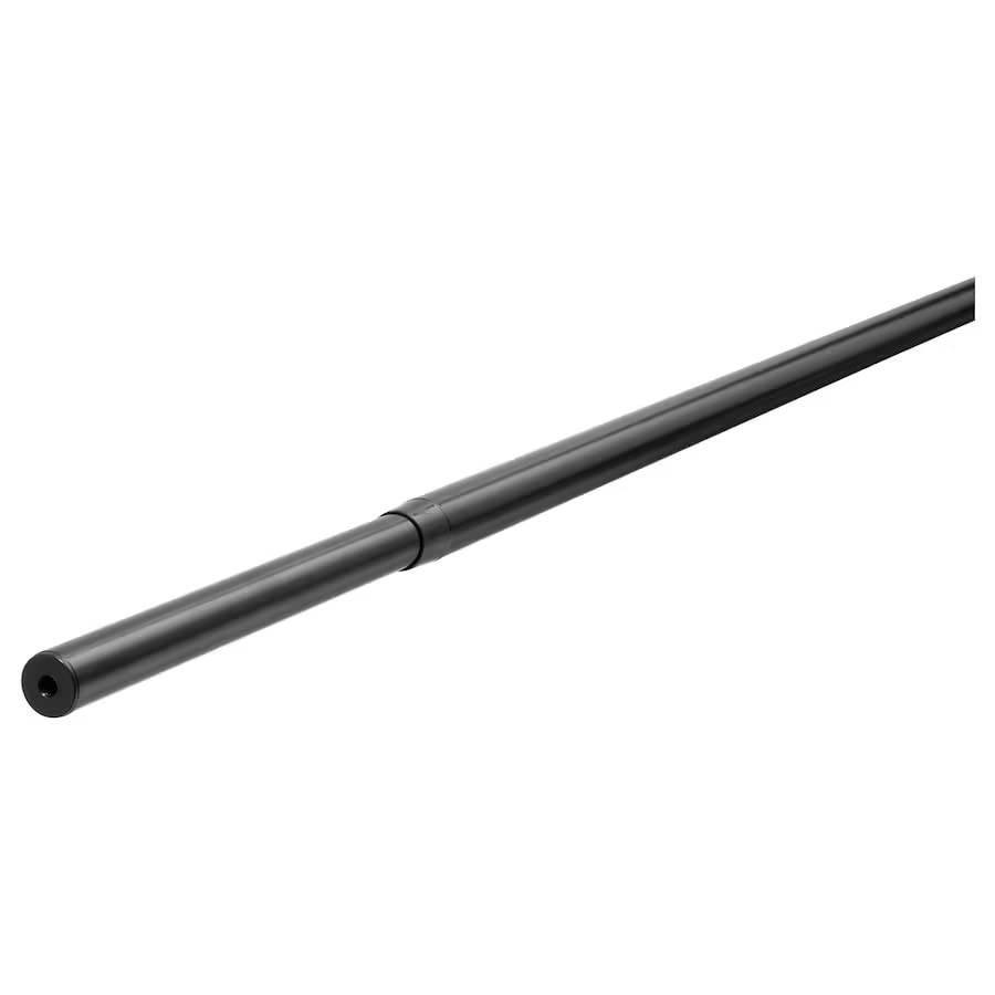 RÄCKA Curtain rod, black70-120 cm+ Free Finchley Refill Pen (4)