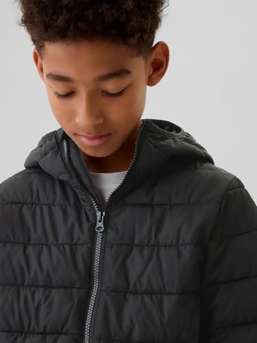 Image of GAP Boys' Logo Lightweight Puffer Jacket