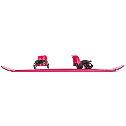 Lucky Bums Kids Boys Girls Youth Training Plastic Snowboard, 120cm, Pink (118.120PK)