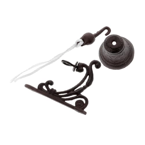 OFFSCH decoração de sino de ferro doorbell sineta de mão campainha da porta decoração vintage campai