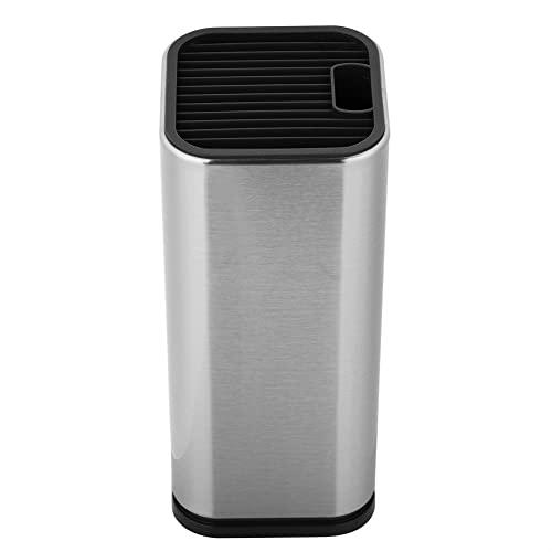 Soporte universal de acero inoxidable duradero para bloques de corte modernos 6