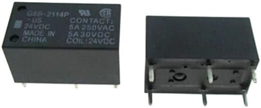 G6B-2114P-US-24VDC G6B-2114P-US 24VDC G6B-2114P DC24V 5A 5v Relay DIP6
