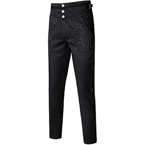 VATPAVE Mens Gothic Steampunk Trousers Cover