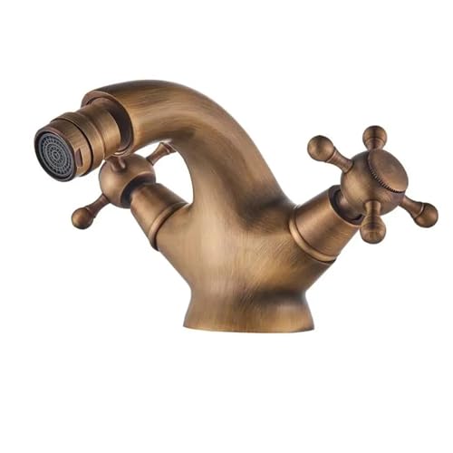 Robinet en laiton antique chromé haut de gamme avec double commande ZXLIHS
