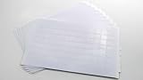 X-keys Single Keys Blank Legend Sheet Set of 10