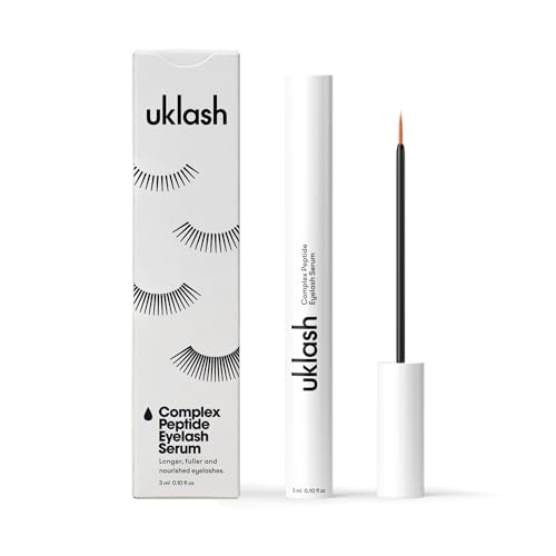 UKLASH | Serum Complejo para Pestañas -Serúms para Pestañas más Largas y Fuertes - con Péptidos, Sin Prostaglandinas ni Parabenos, No Testado en animales- Recomendado para todo tipo de piel