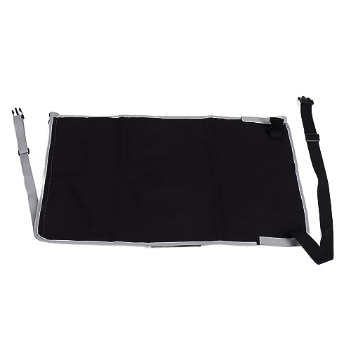 HEEPDD Extensor de Asiento de Avión, Material de Lona con Cinturones de Seguridad Ajustables, Diseño Liviano y Portátil, Perfecto para Viajes en Avión para Niños Pequeños (BLACK)