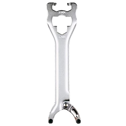 Llave multifuncional de eje de bicicleta con agarre antideslizante 7