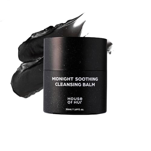House of Hur Midnight Soothing Cleansing Balm, Makeup Remover (50ml) Ideal for Sensitive Skin, Gentle Balm Cleanser, Removes Makeup While Calming & Hydrating Sensitive Skin, Ideal For Night Use