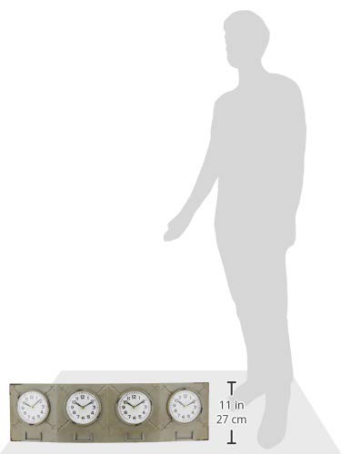 Cooper Classics 9260 Kenickie Clock, 35-Inch W X 10.5-Inch H , Gray #TOP3