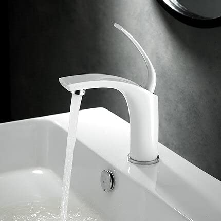 Mitigeur de lavabo anti éclaboussures en laiton robuste pour rénovation salle de bain