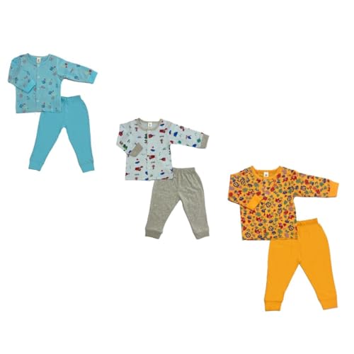 Image of Cotton T-Shirt and Pajama Set New Born /Infant /Baby Boy and Girl(Pack of 3)