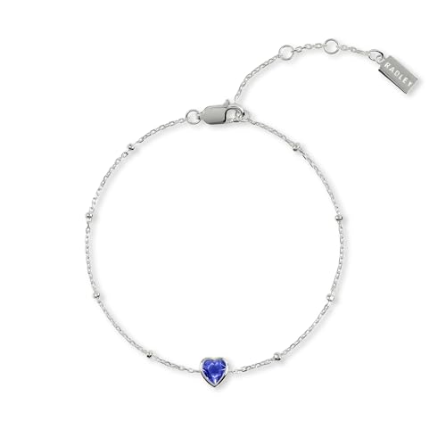 Bracelet Radley cœur saphir en argent sterling pour vos soirées chic