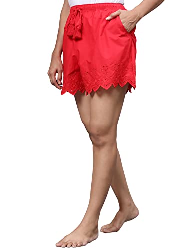 Image of B STORIES Women's Ultra-Soft Printed 100% Viscose Culotte Shorts | Soft Casual High Waist Lounge Shorts | Girls Ladies Stylish Quirky Casual Summer Beach Bottoms (S-XXL)