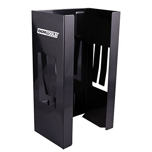 OEMTOOLS 23125 Black Magnetic Glove Dispenser, Disposable Gloves Box Holder, Magnetic Glove Box Holder for Wall Mount