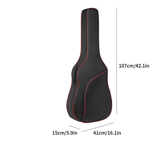 Sac de guitare Case d’instruments 41 pouces Sac à dos de guitare acoustique épais avec paledis à double bracele - Les Beatles, Paul McCartney, John Lennon, RIngo Starr, George Harrison Sac de guitare Case d'instruments 41 pouces Sac à dos de guitare acoustique épais avec paledis à double bracele – Image 7
