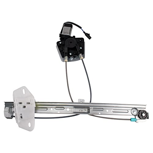 Image of TRQ Front Left Power Window Regulator & Motor Assembly Drivers Side Compatible with 2000-2005 Dodge Neon 2000-2001 Plymouth CH1350128 CH1350140