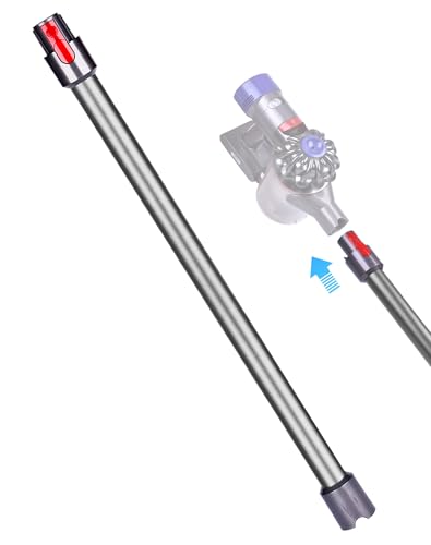 Tube Télescopique Compatible avec Dyson V7 V8 V10 V11 V15 – Tube d’Extension Rigide pour Aspirateur, Déverrouillage Rapide, Longueur 72.5 cm, Grau