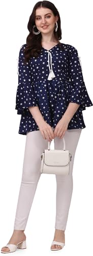 Image of ZELZIS Women Crepe Fabric Dori Tunic