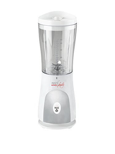 Melchioni Mr Frullo, Frullatore Blender Mixer Elettrico,180W, Frullatore da Tavolo Multifunzione, Tritatutto, Tasto pulse, Lame in acciaio, Base antiscivolo, Capacita' 450ml