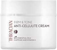 Thracian Creme De Massagem Anticelulite Firmador E Tonificante Com Óleos Essenciais Orgânicos E Cafeína, Emagrecedor, Firmador, Queimador De Gordura, 200 Ml, 6,8 Fl Oz