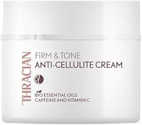 Thracian Creme De Massagem Anticelulite Firmador E Tonificante Com Óleos Essenciais Orgânicos E Cafeína, Emagrecedor, Firmador, Queimador De Gordura, 200 Ml, 6,8 Fl Oz