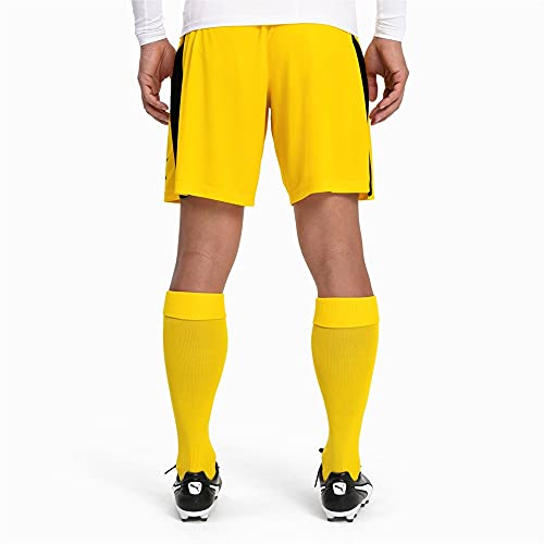PUMA Herren Team Liga Socks Core Stutzen, Cyber Yellow-Puma Black, 35-38 Herstellergröße 2 EU – Ansicht 2