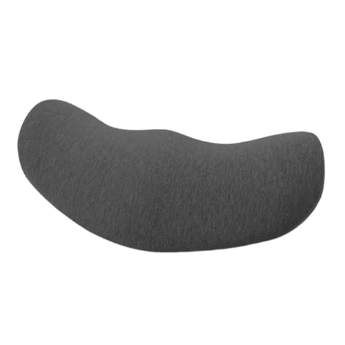 KiBcsLic Cojín de Apoyo para Lumbar Mientras Descansas O Trabajas, Gris Oscuro, Individual