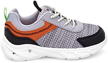 carter's Boy's Oaker Light Up Sneaker, Grey, 4 Toddler | Image 1