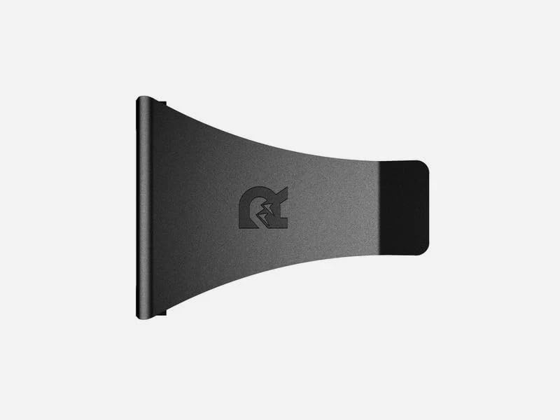 Image of The Ridge Money Clip (Black) + Elastic