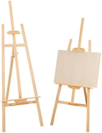 イーゼル 木製 スタンド 150cm 高さ調節可能 油絵用イーゼル A1 B1 大型 子供 スケッチ 写生 看板 絵画