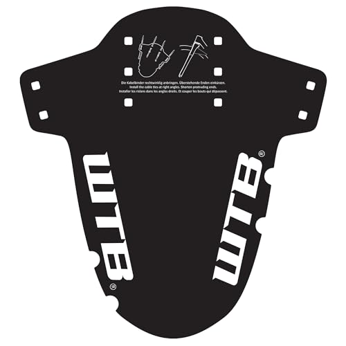 Image of WTB Bicycle Fender (Mud Guard) Easy Install - Fork Mount - Black (Gravel /Mountain)