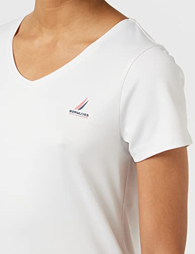 T-shirt Clervy Bermudes : haut décontracté chic col rond - 2