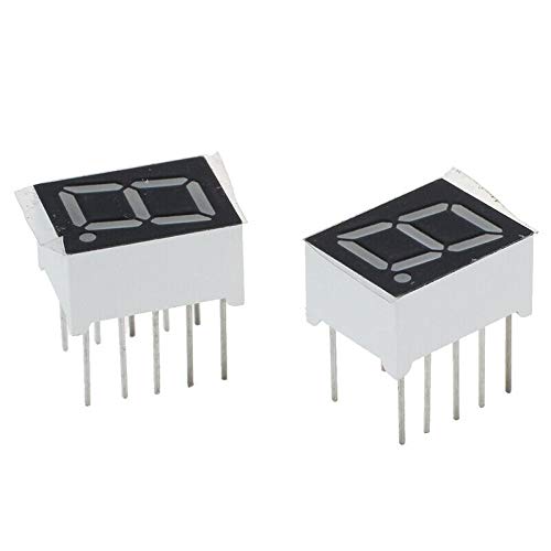 PRAV® 10 Pcs Common Cathode 10 Pin 1 Bit 7 Segment 0.39