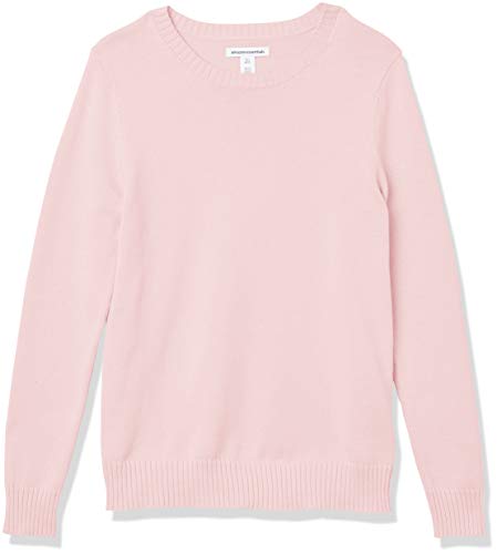 Image of Amazon Essentials Women's Lightweight Soft Crewneck Sweater, 100% Cotton, Plus