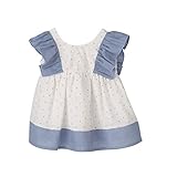  CALAMARO 21195 - Vestido bebé bebé-niños Color: Azul Talla: 24M