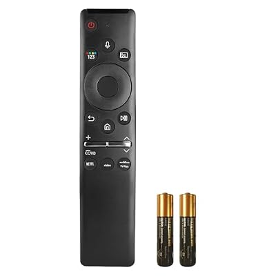 New 2 in 1 BN59-01330A RMCSPR1AP1 BN59-01329A Voiced Remote Control for Samsung QLED 8K UHD TV UN55TU850DFXZA UN55TU8200FXZA UN65TU8200 UN85TU8000FXZA Replacement Controller with Two Batteries
