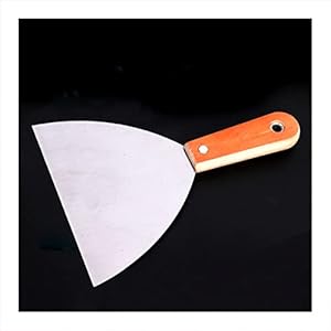 LOKIH Plamuurmes Rvs Reinigingsschop Plamuurmes Schrapers voor Verwijderen Behang Diy Decoratie Verfreiniging,6inch