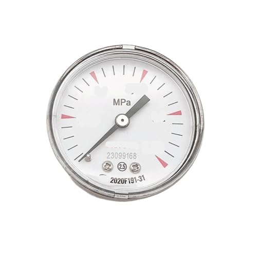Manomètre en acier inoxydable 316L durable, filetage axial NPT1/4 haute résistance 0,4 MPa
