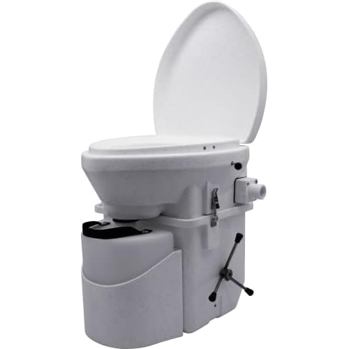 Nature’s Head Self Contained Composting Toilet with Close Quarters Spider Handle Design