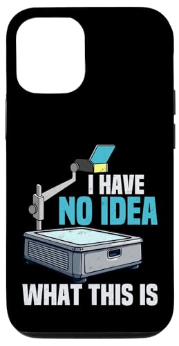 I Have No Idea This Is What Is Classic レトロ オーバーヘッド プロジェクター スマホケース iPhone 12/12 Pro 用