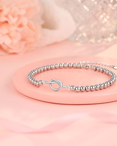 UNGENT THEM Knot Bracelet for Women Best Friend Mother Daughter Valentines Christmas Birthday Gifts3