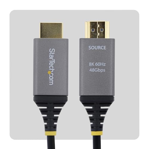 Câble HDMI 2.1 StarTech 15m de spécification active hybride pour l'UHD 8K