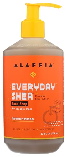 Alaffia EveryDay Shea Hand Soap, Mandarin Mango 12 fl oz