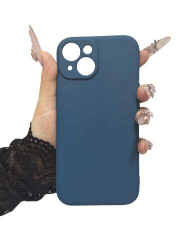 Coque iPhone 15 Plus bleu stylée antichoc pour le quotidien