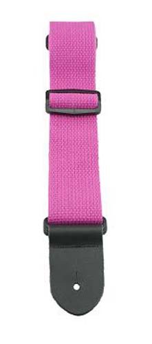 Perri's CWS20-1676 2inch PNK COTTON W/LEATHER ENDS