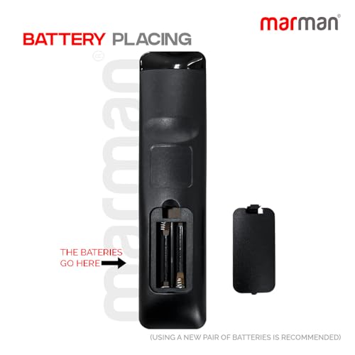 Image of marman Compatible with Blaupunkt Tv Remote Control Applicable for LCD LED TV Non Voice Command and Google Assistant Pairing not Required - Make Sure Existing Controller Replicate As Similar Model