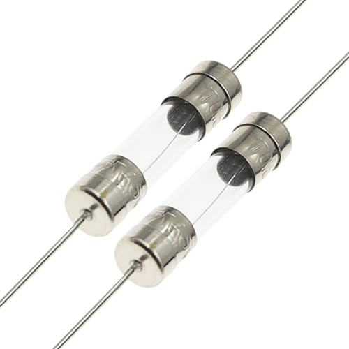 Kit de fusibles de vidrio surtidos 5 x 20 mm 250V con múltiples amperajes y tubo de vidrio (5 piezas, acción retardada, 0.5A) miniatura 4
