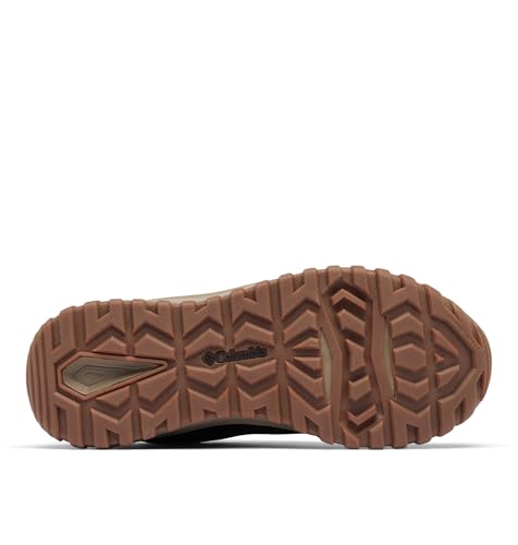 Columbia Women's Burnsider Waterproof Hiking Boot, Black/Wet Sand, 10