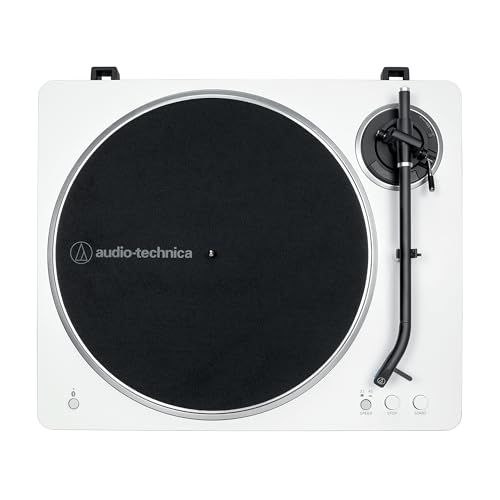 Giradiscos AT-LP70XBT blanco y negro: llena tu salón con vinilos inalámbricos 2